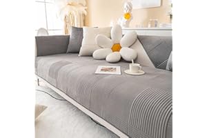 YSZBD Protège Canapé 3 Places Housses De Canapé d Angle Velours Antidérapante pour Chien Protecteur De Canape Housse De Canapé Imperméable Anti-Taches,#9-70x180cm