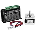 Twotrees Nema 17 Stepper Motor + Stepper Motor Driver, TB6600 4A 9-42V Nema 17/23 CNC Controller Single Axes Hybrid - Upgraded Version