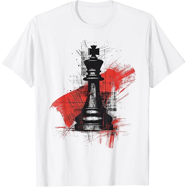 T-shirt Joueur D’échecs – Drôle De Pièce D’échecs Homme – Cadeau Original Pour Tournoi Ou Noël