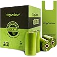 DogCrates+ Dog Poo Bags - 270 Leak Proof and Extra Thick Biodegradable Eco Poop Bags with Tie Handles, 15 Bags on a Roll, 18 Dispenser Refills, Strong Waste Bags