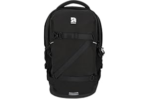 Audetic Schulrucksack Mädchen & Jungen Teenager Schwarz - Cosmo - Schulranzen für Klasse 5 - Ergonomische Schultasche mit vielen Fächern für Schule & Freizeit - Wasserabweisend