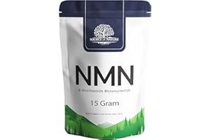 Source of Nature® | NMN | Mononukleotyd nikotynamidu >99,9% | 15g | Dla psów i kotów | Czysty NMN Uthever® | Najwyższa jakość | Wzbogacony NAD