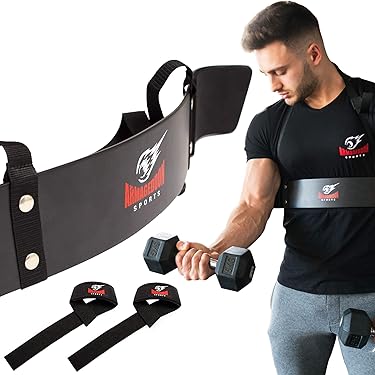 WINBOX Coussin De Prédicateur, Blaster De Bras Assis Pour Biceps, Boucles De Prédicateur Pour Bras, Isolant De Soutien Des Boucles De Biceps Et équipement D'entraînement D'haltérophilie