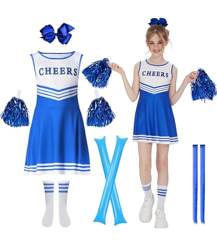 Calze Sportive Per Bambini - XL - 12 Paia Di Calzini Bianchi Con Strisce Nere - Accessorio Per Costume Da Cheerleader Varsity - 2