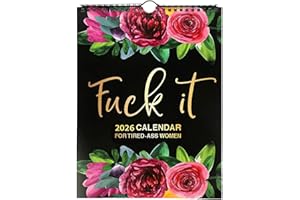 VEXQUIVERA 2026 Calendar for Tired Women, Calendar 2026 Wall Planner, Funny Schedule Management Office Wall Planner Calendars