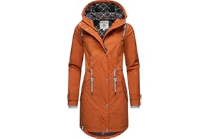 Peak Time Damen Regenjacke Regenmantel Jacke wasserdicht mit Kapuze L60042 XS-5XL