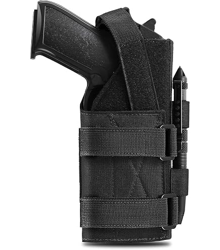 Droite - Étui en Nylon pour pistolet à tirage rapide IWB-OWB, idéal pour la plupart des