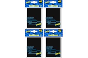 ‎ARKERO-G Arkero-G® 4X 60 Classic Schwarz/Black | Deck Sleeves YuGiOh Karten Hüllen