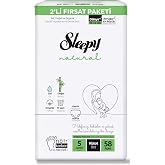 Sleepy Natural 2-Piece Opportunity Pack Panty Cloth Number 5 Junior 58 Pieces