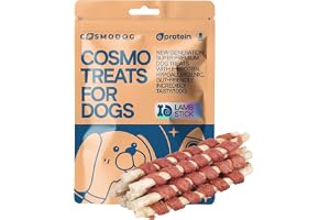 COSMODOG Dog Treats With Lamb stick E-Protein Hypoallergenic Dog Food For Puppies and Small Bread (100g)