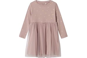 NAME IT Mädchen Nmfnadja Ls Dress Noos