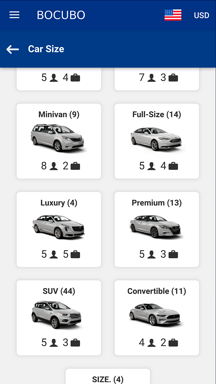 Bocubo Car Rental App Amazon In Appstore For Android