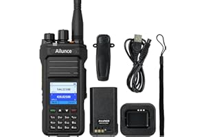 Retevis Ailunce HA1UV Radioaficionado, Walkie Talkie Impermeable IP67, A Prueba de Lluvia y Salpicaduras, Banda Dual, 2800mAh, Sub-PTT, Emisora Caza Largo Alcance para Emergencias (1 Pieza)