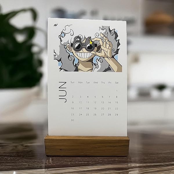 VEENSH - One Piece 2024 Calendar: Set Sail for Adventure with this Wooden  Block Desk Calendar - Anime-Inspired Artwork and Quotes for a Year of  Pirate Excitement! : Amazon.in: Office Products