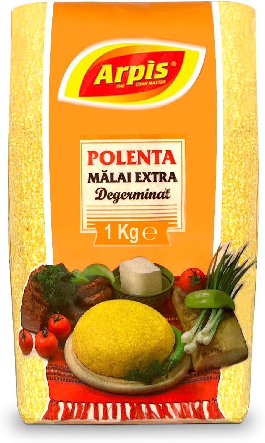 Harina de Maíz Malai - Polenta Precocida - 1kg - Propiedades Antioxidantes - Alternativa Saludable a la Pasta - Preparación Rápida - Ideal para Múltiples Recetas