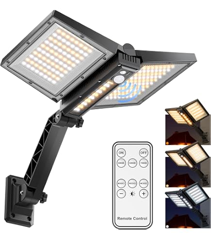 1,2 Pack Solar Lights Outdoor 348 LED Motion Sensor Lights With Remote Control 1,2 Pack Solar Lights Outdoor 348 LED Motion Sensor Lights With Remote Control