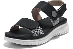 JOMIX Sandalias Mujer Verano con Banda Ajustable Sandalias Deportivas Mujer con Plantilla Ortopédica