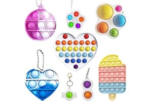 HIRSRIAN Fidget Toys Set, 8 pcs Sensory Spielzeug Set, Anti Stress Popet Fidget Toy für Kinder und Erwachsene, Autismus und ADHS (D)