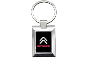 Print Corner Porte-clés Magma en Métal Argenté - Citroën