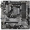 ASRock B450M Pro4 AM4 M-ATX D-Sub/HDMI/DVI DDR4 Retail - AMD Socket AM4 (Ryzen) - Micro/Mini/Flex-ATX Motherboard , black