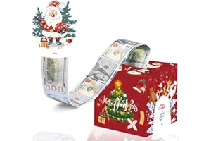 BOOCOOBERG Christmas Money Holders For Cash Gifts,Funny Wooden Christmas Money Holder,Christmas Tree Decorations Hanging Decoration,Money Tree Gift Holder Christmas Outdoor Indoor Decorations (Style 3)
