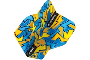 RED DRAGON Hardcore Radical - Alette per freccette, 4 set per confezione (12 alette in totale)