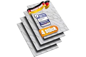 MTAK Wall Panels, Marble Look, 60 x 120 cm, PVC Wall Cladding Made of Plastic Panels, 4 Pieces, Kitchen Back Wall, Bathroom and More, Easy to Assemble with Silicone (PVC-CL60120)