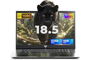 ACEMAGIC AX18 18.5" FHD Laptop, N150 Processor up to 3.6GHz, 16GB RAM Laptop with 512GB SSD, Full HD Display Laptops, Support WiFi 5, BT5.0, 3*USB3.2, Dual Speakers, 8000mAh Long-Lasting Battery