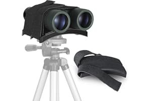 SOLOMARK - Support universel pour trépied binoculaire -1/4-20 - pour une connexion stable des jumelles et des trépieds - Compatible avec la plupart des trépieds, Noir , Compacte