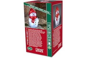 KONSTSMIDE Bateria LED akrylowy bałwan - 20 diod LED - wysokość 22 cm - dekoracja świąteczna 3D - 6175-203