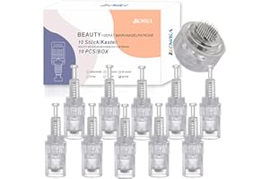 BOWKA 36 pin, 10 pezzi, cartuccia di ricambio regolabile, filettatura universale, per Derma Pen(36 pin/filetto)