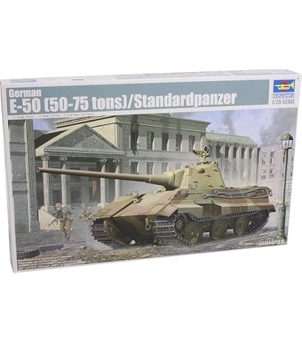 Trumpeter Maquette Char E-75 – Échelle 1:35, Standard Allemand 75-100 T, Kit Détaillé