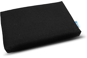 Yogan Head Cushion/Headpad (1") for Yoga/Pilates | Organic Cotton Outer Cover (Removable & Washable) | Inner Cover with Recycled Fiber Filling | 30cm×20cm×2.5cm