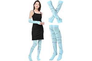 ALUNME Skeleton Gloves Halloween Costume Party Cosplay Skull Gothic Horror Bone Gloves Skeleton Dress up Role Play Devil Witch Finger Wolf Claws Glove