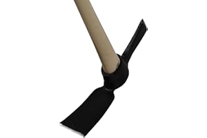 Srendi® Heavy Duty Mattock 5lb Head and 36” Solid Wooden Handle
