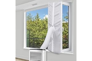 Sekey Fensterabdichtung für mobile Klimageräte 300×45 CM,Klimaanlagen, Wäschetrockner,Ablufttrockner,Hot Air Stop zum Anbringen an Fenster,Dachfenster,Flügelfenster/Fensterabdichtung Klimaanlage