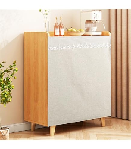 Produktbild von MTHGH Schrank Vorhang Selbstklebend Schrankvorhang Zum Schieben Vorhang Für Regal Mit Schiene Staubdichter Schrankvorhänge Vorhang Für Schrank Tür Vorhang(#2,120cmW/180cmH