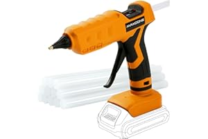 MAXDONE Hot Glue Gun Cordless for Dewalt 18V XR li-ion Battery Powered 100W, Crafting for DIY Handicrafts and Repair 11mm Sticks (Tool Bare, no Battery, no Charger)