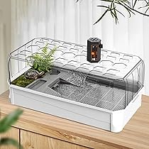 Set Accessori Terrario Per Rettili - Amaca, Rampa Legno, Corda, Piante Finte - Per Drago Barbuto, Geco, Iguana - Foto 4