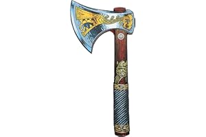 Liontouch - Hacha Vikinga | Juguete de Espuma Medieval del Jefe Harald para Juego de rol Infantil con Temática Nórdica | Armas y Armaduras Seguras para Disfraces y Vestuario Infantil