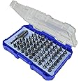 Faithfull FAISBSET61 61 Piece Screwdriver Bit Set including, slotted, Pozidriv, Phillips, Hex, Star (Torx), Tamperproof, Hex security and spanner drive. Plus 1/4in Magnetic Bit Adaptor