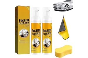 GIENSLRU All Around Master Foam Cleaner, Multifonctionnel Car Foam Cleaner, Foam Cleaner for Car, Car Magic Foam Cleaner, Foam Cleaner All Purpose (100ML, 2pièces)