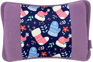 NARCISO Borsa Acqua Calda Elettrica per Ciclo, Mani, Schiena, Riscaldante, Scaldino Elettrico da Letto Scaldaletto Portatile, Boule Acqua Calda Elettrica, Sicura, Riscalda Velocemente (Winter)