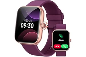 Yoever Montre Connectée Homme Femme avec Répondre/Numéroter,1,91" Montres Connectées iPhone/Samsung/Android,Smartwatch avec AI& Alexa Intégré Sommeil,Fréquence Cardiaque,SpO2,100+ Modes Sportifs