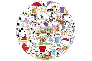 SANMATIC 50 pegatinas lindo dibujos animados para portátil, parachoques, monopatín, botellas de agua, ordenador, teléfono, guitarra, pegatinas de dibujos animados para niños, adolescentes y adultos