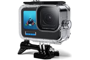 OKFUN Funda impermeable para Go Pro Hero 12/Hero 11/Hero 10/Hero 9, 60M/196FT sumergible para Go Pro Hero 12/11/10/10