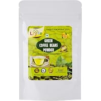 LIYFE Unroasted Organic Green Coffee Beans Powder for Weight Loss: 100 G (Pack of 1, Lime Flavoured)