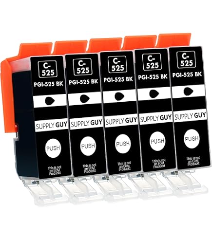 123CONSOMMABLS - PGI525 CLI526 - Cartouchs d'ncr compatibl avc Canon 525 526 pour PIXMA MG5150 MG5350 MG6150 IX6550 MX715 MX885 MX895 IP4850 IP au millur prix