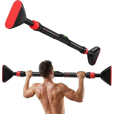CCLIFE Barre Tractions Murale Barre de Tractions Multi-Grip Pull Up Bar