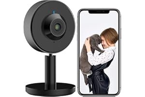 ARENTI 2K/3MP Camara Vigilancia Interior, 2,4GHz WiFi IP Camaras de Seguridad para Perros/Mascotas/Bebe con Voz, Baby Monitor, Detección de Movimiento/Sonido AI, Audio Bidireccional, Visión Nocturna